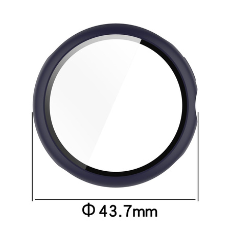 Etui ze szkłem do zegarka Bizon Case Watch Adamo do Google Pixel Watch 3 41mm, niebieskie