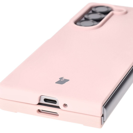 Silikonowe etui Bizon Soft Case do Galaxy Z Fold6, jasnoróżowe