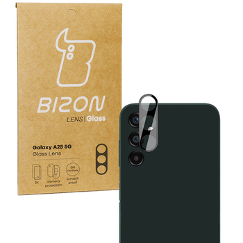 Szkło na aparat Bizon Glass Silk Lens do Galaxy A25 5G, 2 sztuki