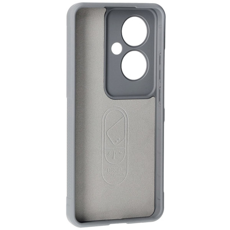 Pancerne etui Bizon Case Tur do Oppo Reno11 F 5G, jasnoszare