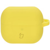 Silikonowe etui z karabińczykiem Bizon Case Headphone Silicone do Galaxy Buds 3/3 Pro/3 FE, żółte