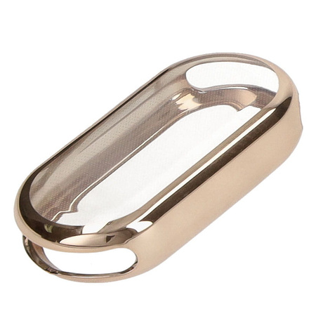 Etui Bizon Case Watch Felipe do Xiaomi Mi Smart Band 8, złote
