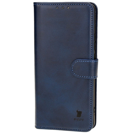 Etui z klapką Bizon Case Pocket do Xiaomi Poco M6 Pro 4G / Xiaomi Redmi Note 13 Pro 4G, granatowe