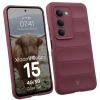 Pancerne etui Bizon Case Tur do Xiaomi Redmi 15 4G / 5G, burgundowe