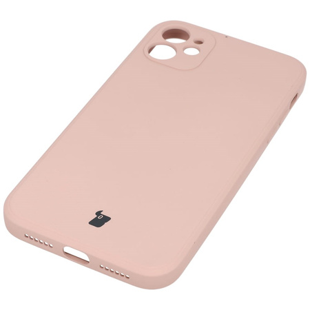 Etui Bizon Case Silicone do iPhone 11, jasnoróżowe
