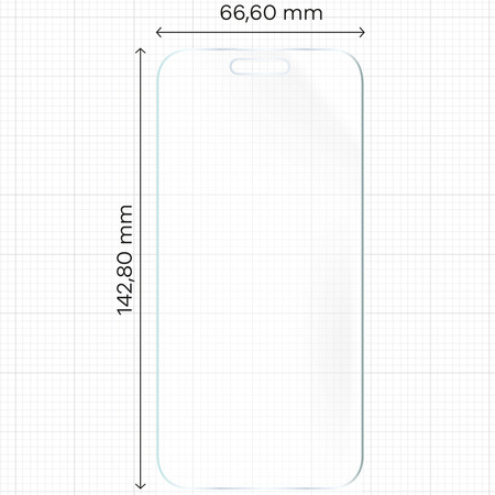 Folia matowa Bizon Glass Hydrogel Sun do iPhone 15 Pro, 2 sztuki