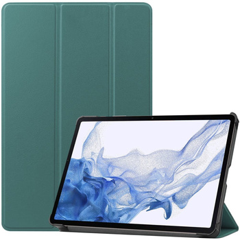 Etui Bizon Case Tab Croc do Samsung Galaxy Tab S8 / S7, ciemnozielone