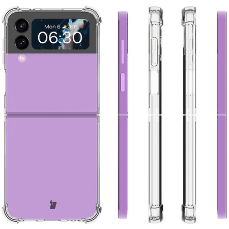 Elastyczne etui Bizon Case Salpa do Galaxy Z Flip4, przezroczyste