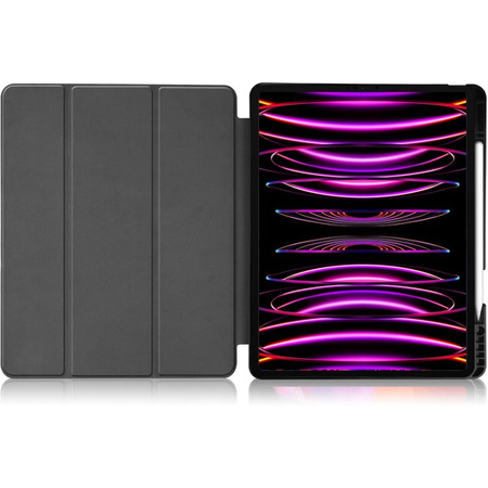 Etui Bizon Case Tab Lizard do Apple iPad Pro 12.9 2022/2021/2020/2018, ciemnozielone