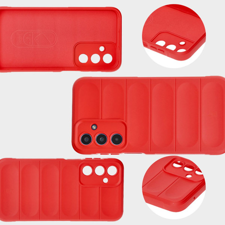 Pancerne etui Bizon Case Tur do Galaxy M35 5G, czerwone
