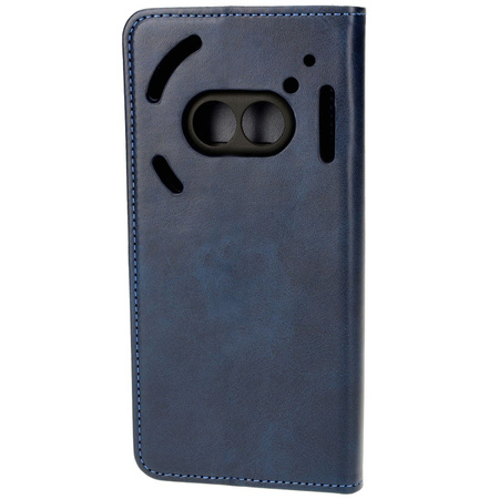 Etui z klapką Bizon Case Pocket Pro do Nothing Phone (2a) / (2a) Plus, granatowe