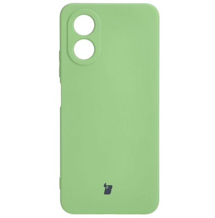 Etui Bizon Case Silicone do Oppo A38 4G, jasnozielone