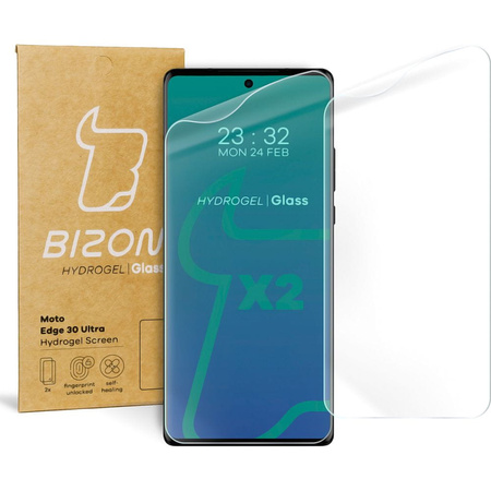 Folia hydrożelowa na ekran Bizon Glass Hydrogel dla Motorola Edge 30 Ultra, 2 sztuki