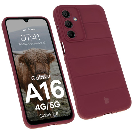 Pancerne etui Bizon Case Tur do Galaxy A16 4G/5G, ciemnofioletowe