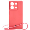 Etui Bizon Case Silicone Sq do Xiaomi Redmi Note 13 5G, brudny róż