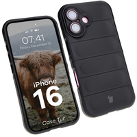 Pancerne etui Bizon Case Tur do iPhone 16, czarne