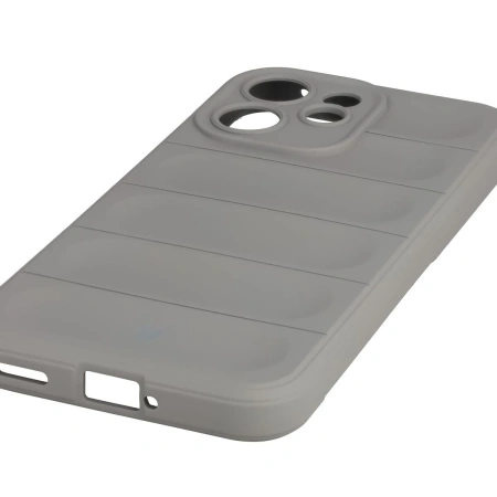 Pancerne etui Bizon Case Tur do Oppo Reno 15 F / FS, jasnoszare