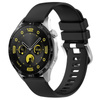 Pasek silikonowy do smartwatcha, Bizon Strap Watch Silicone Pro T, Quick Release 18 mm, czarny