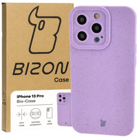 Ekologiczne etui Bizon Bio-Case do iPhone 13 Pro, fioletowe