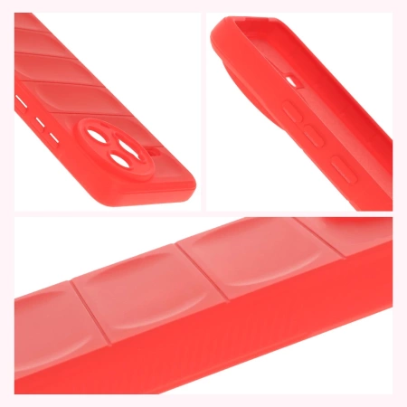 Pancerne etui Bizon Case Tur do Xiaomi Poco F7 Ultra, czerwone