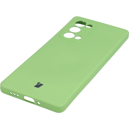 Etui Bizon Case Silicone do Oppo Reno 6 Pro, jasnozielone