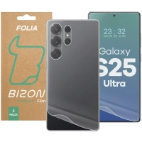 Folia hydrożelowa na tył i przód Bizon Glass Hydrogel Pack do Galaxy S25 Ultra