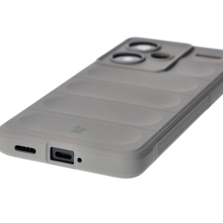 Pancerne etui Bizon Case Tur do Xiaomi Redmi Note 13 Pro+ 5G, jasnoszare