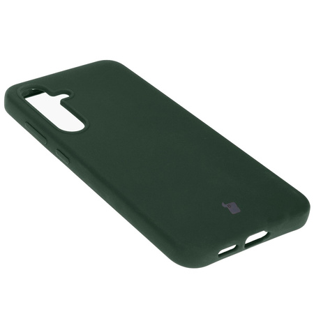 Silikonowe etui Bizon Soft Case do Galaxy S24 Plus, ciemnozielone
