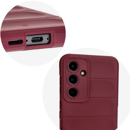 Pancerne etui Bizon Case Tur do Galaxy S24 FE, ciemnofioletowe