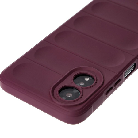 Pancerne etui Bizon Case Tur do Oppo A38 4G, burgundowe