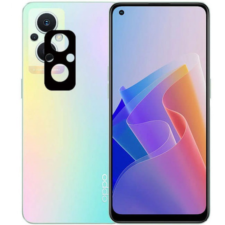 Szkło na aparat Bizon Glass Silk Lens dla Oppo Reno 7 Lite, 2 sztuki