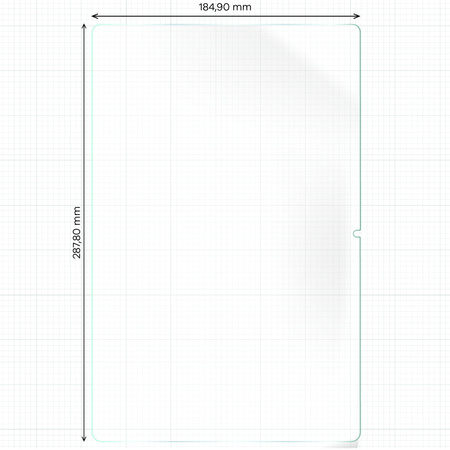 Folia imitująca papier Bizon Film Tab Papirus Duo do Lenovo Tab P12 12.7 TB 370, 2 sztuki