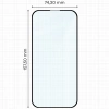 Szkło hartowane Bizon Glass Edge 2 do iPhone 15 Plus / 16 Plus, czarne