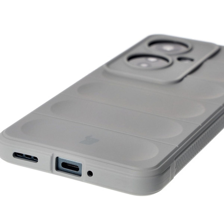 Pancerne etui Bizon Case Tur do Oppo Reno11 F 5G, jasnoszare