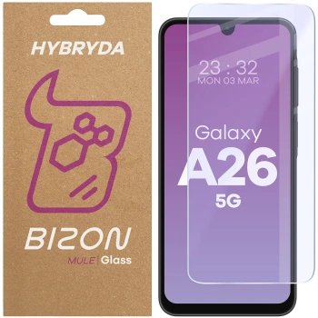 Elastyczne szkło hybrydowe Bizon Glass Mule do Galaxy A26 5G