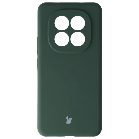 Silikonowe etui Bizon Soft Case do Xiaomi Redmi Note 15 Pro 4G, ciemnozielone