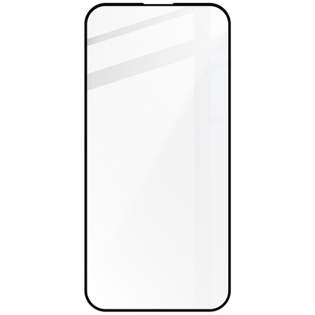 2x Szkło hartowane z ramką + szybka na aparat Bizon Edge 2 Pack do Apple iPhone 16 Plus