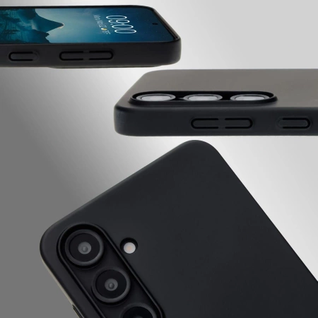 Etui Bizon Case Łupka do Galaxy S24 FE, czarne