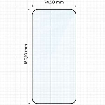 Szkło hartowane Bizon Glass Edge 2 do Xiaomi POCO F8 Ultra, czarna ramka