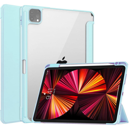 Etui Bizon Case Tab Clear Matt do iPad Pro 11 2022/2021/2020/2018, błękitne
