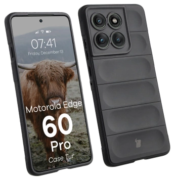 Pancerne etui Bizon Case Tur do Motorola Edge 60 Pro, czarne
