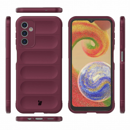 Pancerne etui Bizon Case Tur do Galaxy A14 4G / 5G, burgundowe