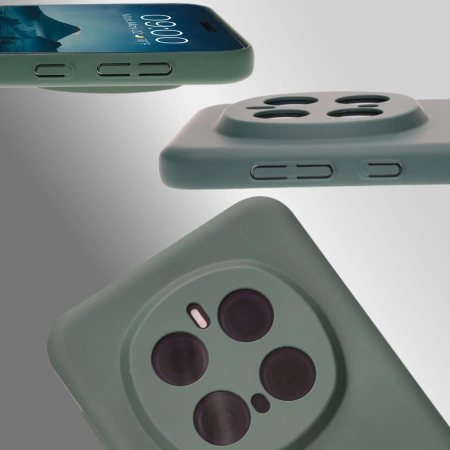 Etui Bizon Case Łupka do Honor Magic7 Pro, zielone