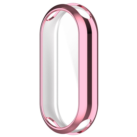 Etui Bizon Case Watch Felipe do Xiaomi Mi Smart Band 8, różowe