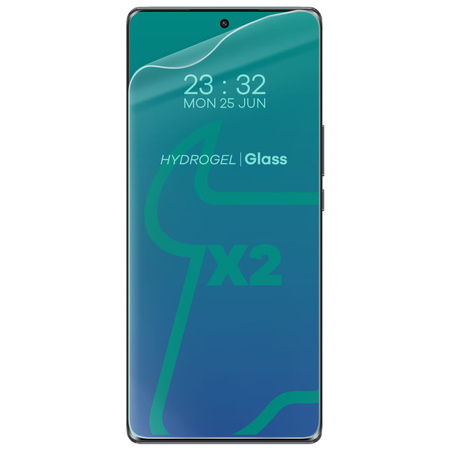 Folia hydrożelowa na ekran Bizon Glass Hydrogel do Honor Magic5 Lite, 2 sztuki