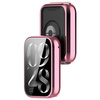 Etui z osłoną ekranu Bizon Case Watch Felipe do Xiaomi Mi Smart Band 9 Pro, różowe