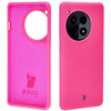 Silikonowe etui Bizon Soft Case do OnePlus 12R, neonowo-różowe