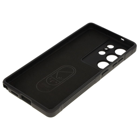 Pancerne etui Bizon Case Tur do Galaxy S25 Ultra, czarne