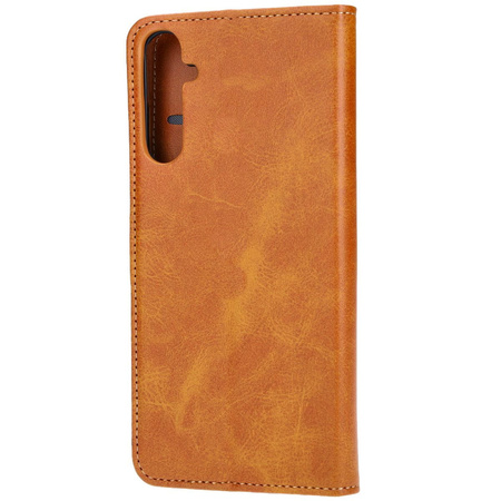 Etui z klapką Bizon Case Pocket do Galaxy A05s, brązowe