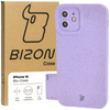 Ekologiczne etui Bizon Bio-Case do iPhone 12, fioletowe